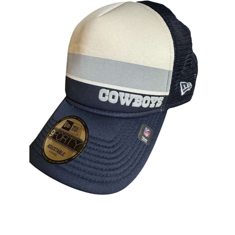 Dallas Cowboys New Era 9FORTY A Frame Trucker Hat Mesh Snapback NWT